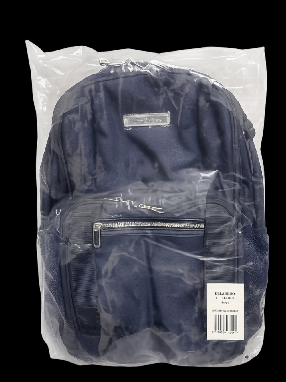 Bella‎ Russo 17 Inch Backpack Navy Blue School Bag Travel Daypack INV10061 NEW